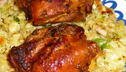 96   Pittige marinade met kerrie voor kip